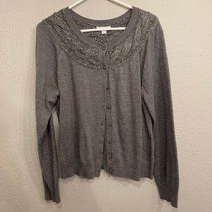 NY&Co Silver Sparkly Cardigan